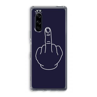 F**k U: Sony Xperia 5 Transparant Hoesje