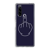 F**k U: Sony Xperia 5 Transparant Hoesje