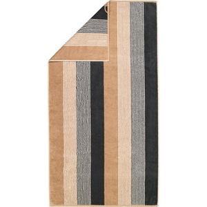 Cawö Cawö Coast Handdoek anthrazit/natur 50/100