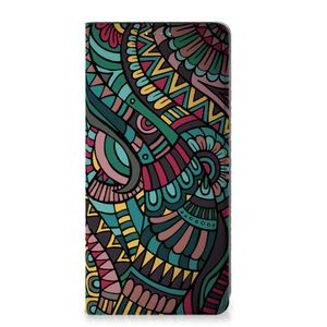 OPPO A17 Hoesje met Magneet Aztec