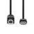 Nedis CCGL60650BK10 USB 2.0 kabel USB-C male - USB-B male 1 meter - thumbnail