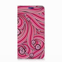 Samsung Galaxy S10e | Bookcase | Swirl Pink