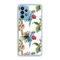 Kleurrijke papegaaien: Samsung Galaxy A52 Transparant Hoesje Kleurrijke papegaaien: Samsung Galaxy A52 Transparant Hoesje