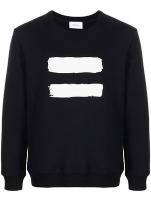Ports V sweat à slogan imprimé - Noir