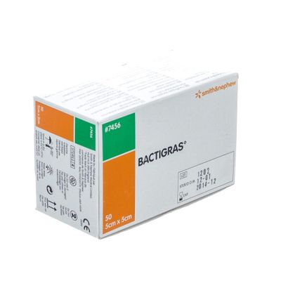 Bactigras Verband 5cmx 5cm 50 7456