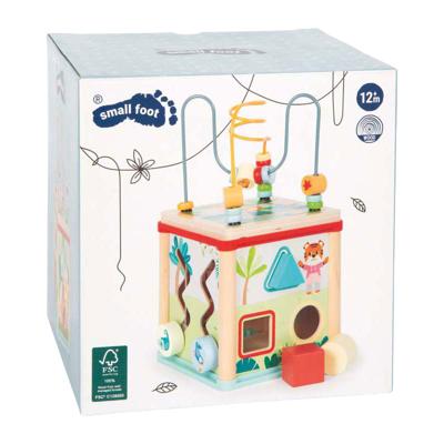 Small Foot - houten motoriekkubus fsc jungle friends