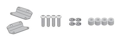 GIVI Extra aanbouwkit, Motorspecifieke bagage, 1185KIT