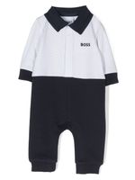 BOSS Kidswear polo à motif monogrammé - Gris - thumbnail