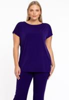 Yoek T-shirt kapmouwen | Paars | Maat 58/60