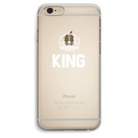 King zwart: iPhone 6 Plus / 6S Plus Transparant Hoesje