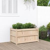 VidaXL Plantenbak 90x50x50 cm massief grenenhout