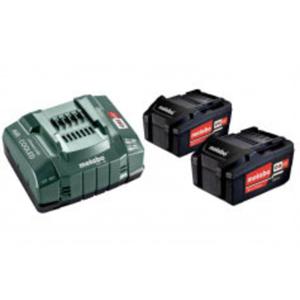 Metabo Basic-Set 2 x 5.2 Ah 685051000 Accu en acculader voor gereedschap 18 V 5.2 Ah Li-ion