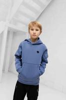 Ballin Amsterdam Sleeve Pocket Hoodie Kids Blauw - Maat 140 - Kleur: Blauw | Soccerfanshop
