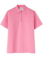 Jil Sander polo à col zippé - Rose - thumbnail