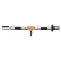 KS Tools 150.2364 Manometer-aansluitslang met 1/4 slangaansluiting voor universeel gebruik met 3/8 en 5/16 hogedrukslangaansluitingen