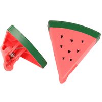 Handdoekklem/handdoek knijpers - watermeloen -A¯A¿A½2x - kunststof - Handdoekknijpers - thumbnail