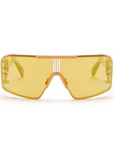 Balmain Eyewear lunettes de soleil Le Masque à verres teintés - Jaune