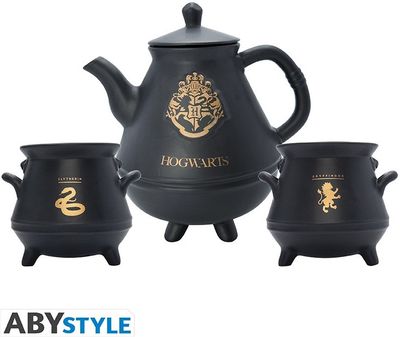 Harry Potter - Hogwarts Teapot with Cauldrons Set Harry Potter - Hogwarts Teapot with Cauldrons Set