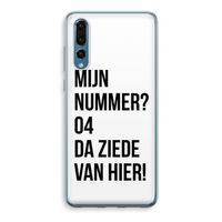 Da ziede van hier: Huawei P20 Pro Transparant Hoesje