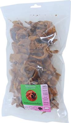 Natuurlijke Snack varkensoorstukken 425g in zak - Gebr de boon