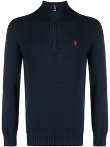 Polo Ralph Lauren sweat Polo Pony à col zippé - Bleu