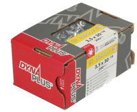 Dynaplus Mdf-Schroef Verzinkt Platkop Deeldraad-75° Torx TX15 3.5X30/18 | 200 stuks - 0287.01.17201