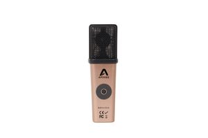 Apogee Hypemic Zwart, Goud Microfoon voor studio's