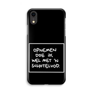 Schotelvod: iPhone XR Volledig Geprint Hoesje