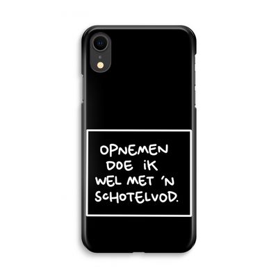 Schotelvod: iPhone XR Volledig Geprint Hoesje