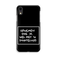Schotelvod: iPhone XR Volledig Geprint Hoesje