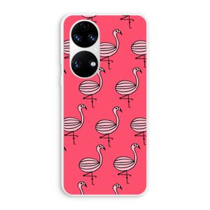 Flamingo: Huawei P50 Transparant Hoesje