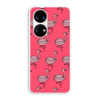 Flamingo: Huawei P50 Transparant Hoesje