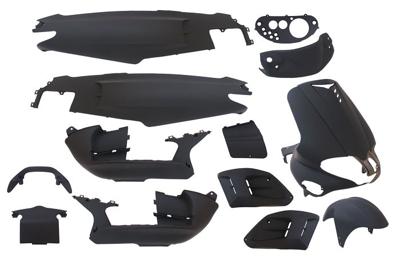 Edge plaatset runner tot bj.08-2005 15 delig mat zwart