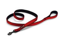 Beeztees parinca premium - hondenriem - nylon - rood - 180 cm x 25 mm