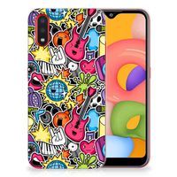 Samsung Galaxy A01 Silicone Back Cover Punk Rock - thumbnail