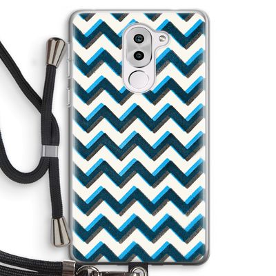Onderbroken lijn: Honor 6X Transparant Hoesje met koord