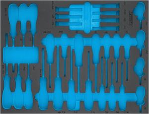 HAZET 2-componenten zachschuiminleg 163-524L · L x B: 519 mm x 392 mm