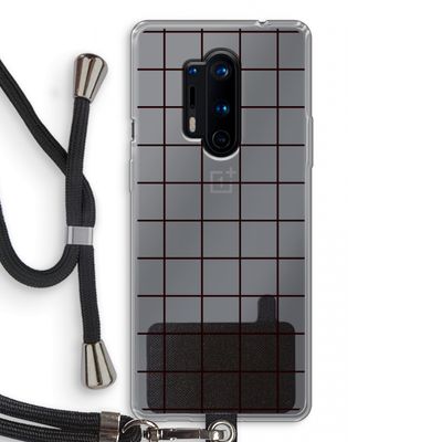 Rooster: OnePlus 8 Pro Transparant Hoesje met koord