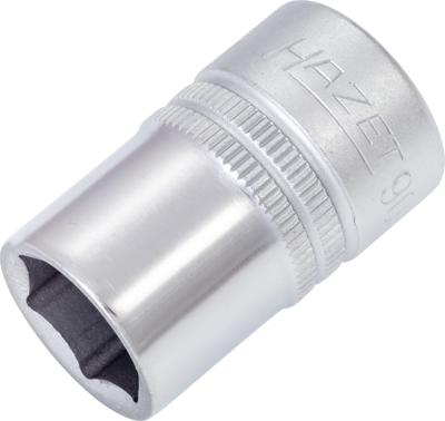 HAZET Dopsleutel 900-15 · 1/2 inch (12,5 mm) vierkant hol · Buiten-zeskant-tractieprofiel · SW 15 mm