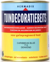 Tuindecoratiebeits 713 caribbean blue 750 ml - Hermadix