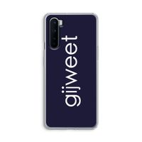 Gijweet: OnePlus Nord Transparant Hoesje