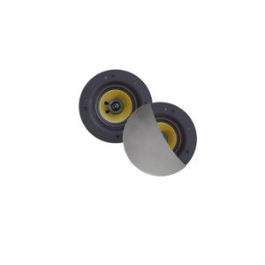 Aquasound Rumba rumba speakerset - 45w (0 - 5" tweeter) - mat chroom - rond 120 mm - diepte 55 mm - randloos - ipx4 spkrumba-c
