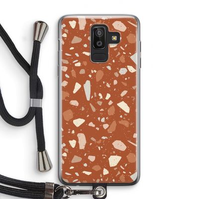 Terrazzo N°22: Samsung Galaxy J8 (2018) Transparant Hoesje met koord