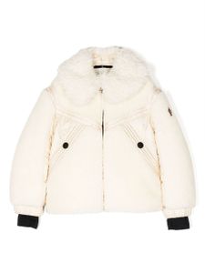 Moncler Enfant doudoune à fermeture zippée - Blanc