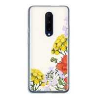Wilde bloemen: OnePlus 7 Pro Transparant Hoesje