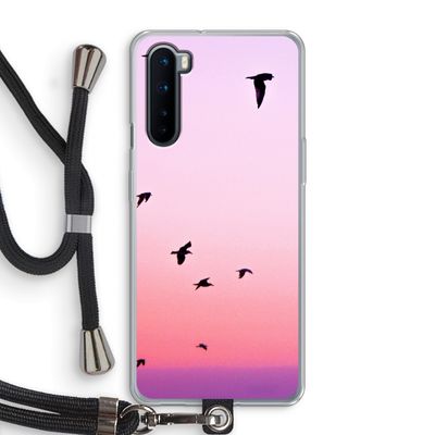 Fly away: OnePlus Nord Transparant Hoesje met koord