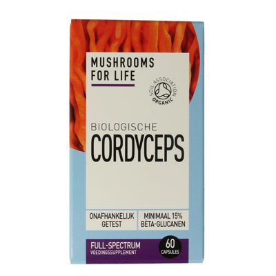 Mushrooms for Life Cordyceps bio 60 Capsules