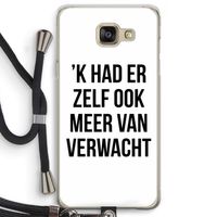 Meer verwacht: Samsung Galaxy A5 (2016) Transparant Hoesje met koord