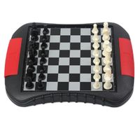Reisspellen/bordspellen magnetisch schaakspel/schaken set - thumbnail