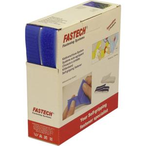 FASTECH® B25-STD042610 Klittenband Om op te naaien Haak- en lusdeel (l x b) 10 m x 25 mm Blauw 10 m